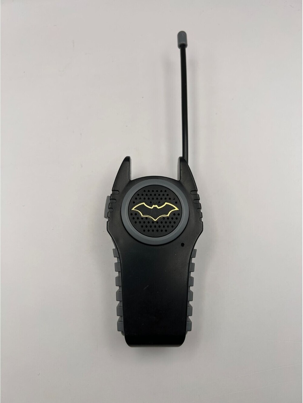 DC Comics Batman Toy Walkie Talkie Black Bat Symbol 12383 Single Unit Belt Clip